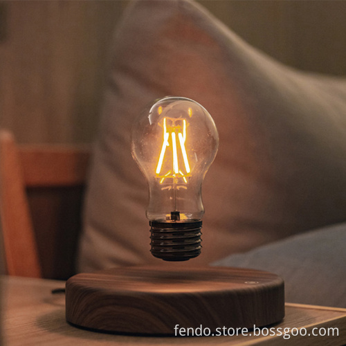 Magnetic Rotating Levitating Light Bulb for Desk Lamp